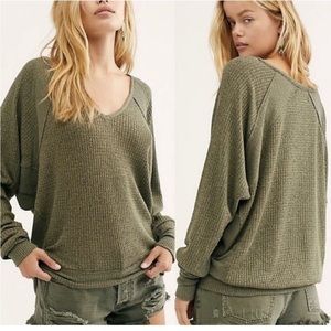 NWT- FREE PEOPLE Santa Clara Thermal in Ferngully